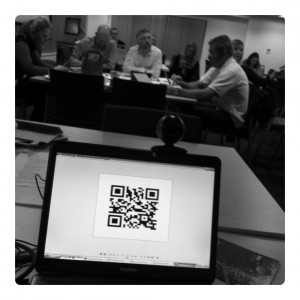 Workshop Evaluation Survey, delivered via QR Code :-)