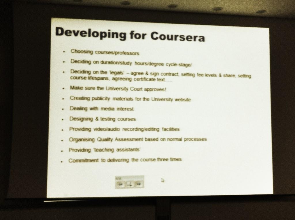 Developing for Coursera