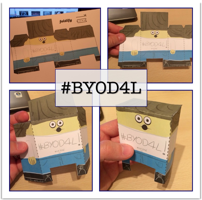 BYOD4L - Foldify Character / @hopkinsdavid