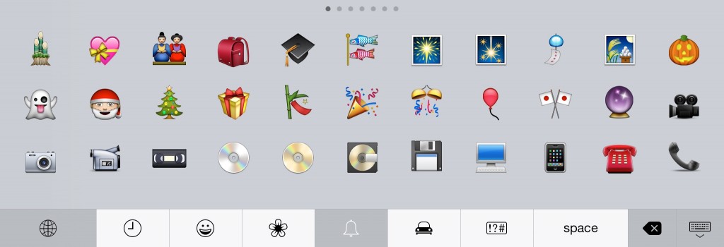 iOS8 keyboard emojis