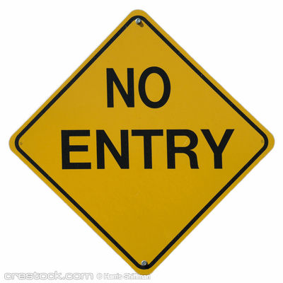 No Entry sign